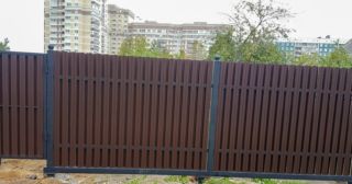 Купить распашные ворота из штакетника Удомля, цена от 2773 руб.